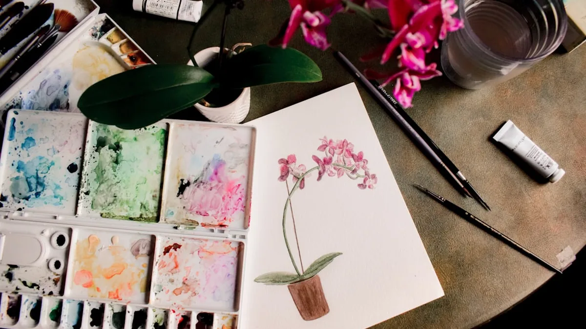 Se lancer dans l'aquarelle, bien pensé